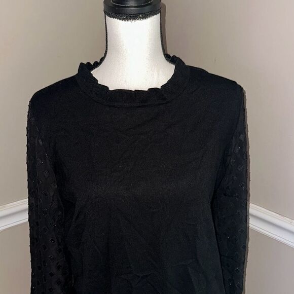 Adrianna Papell Black Blouse - Picture 2 of 8